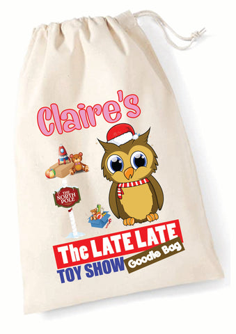 Personalised Late Late Toy Show Goodie Bags