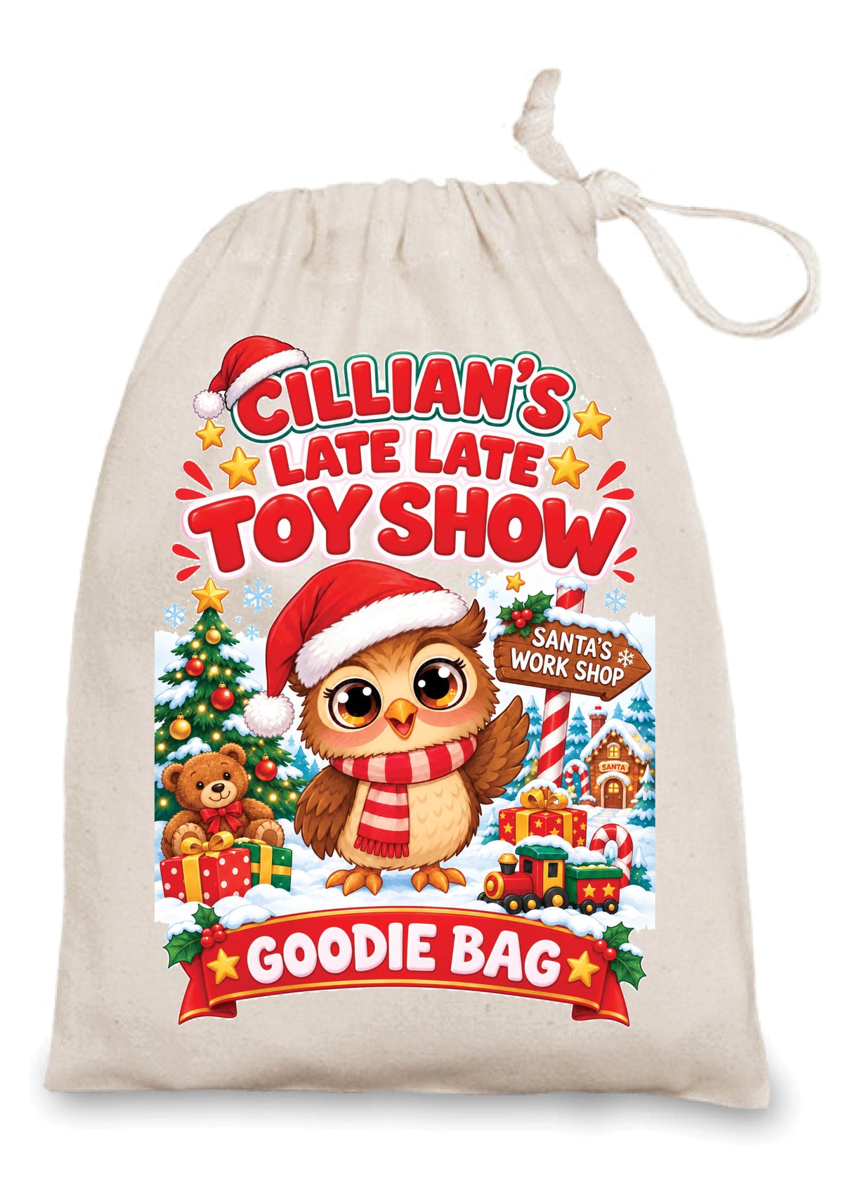 Personalised Late Late Toy Show Goodie Bags