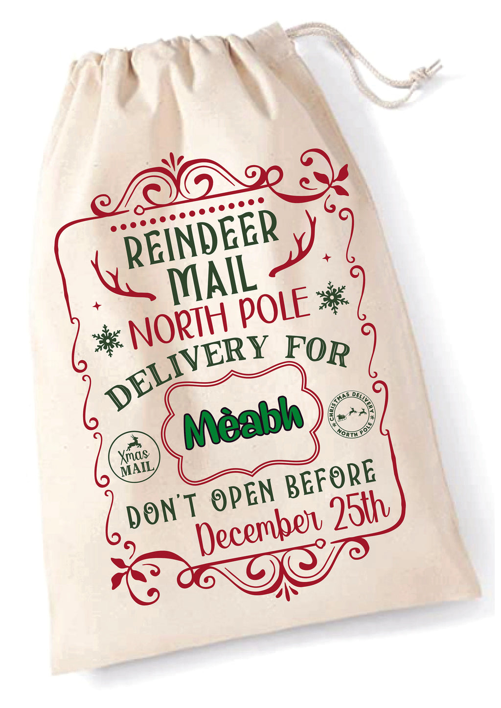 Personalised Christmas Goodie Bags