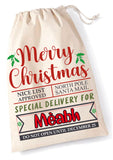 Personalised Christmas Eve Goodie Bags