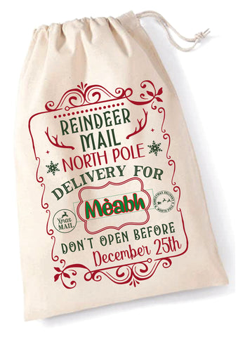 Personalised Christmas Eve Goodie Bags – We Love Printing