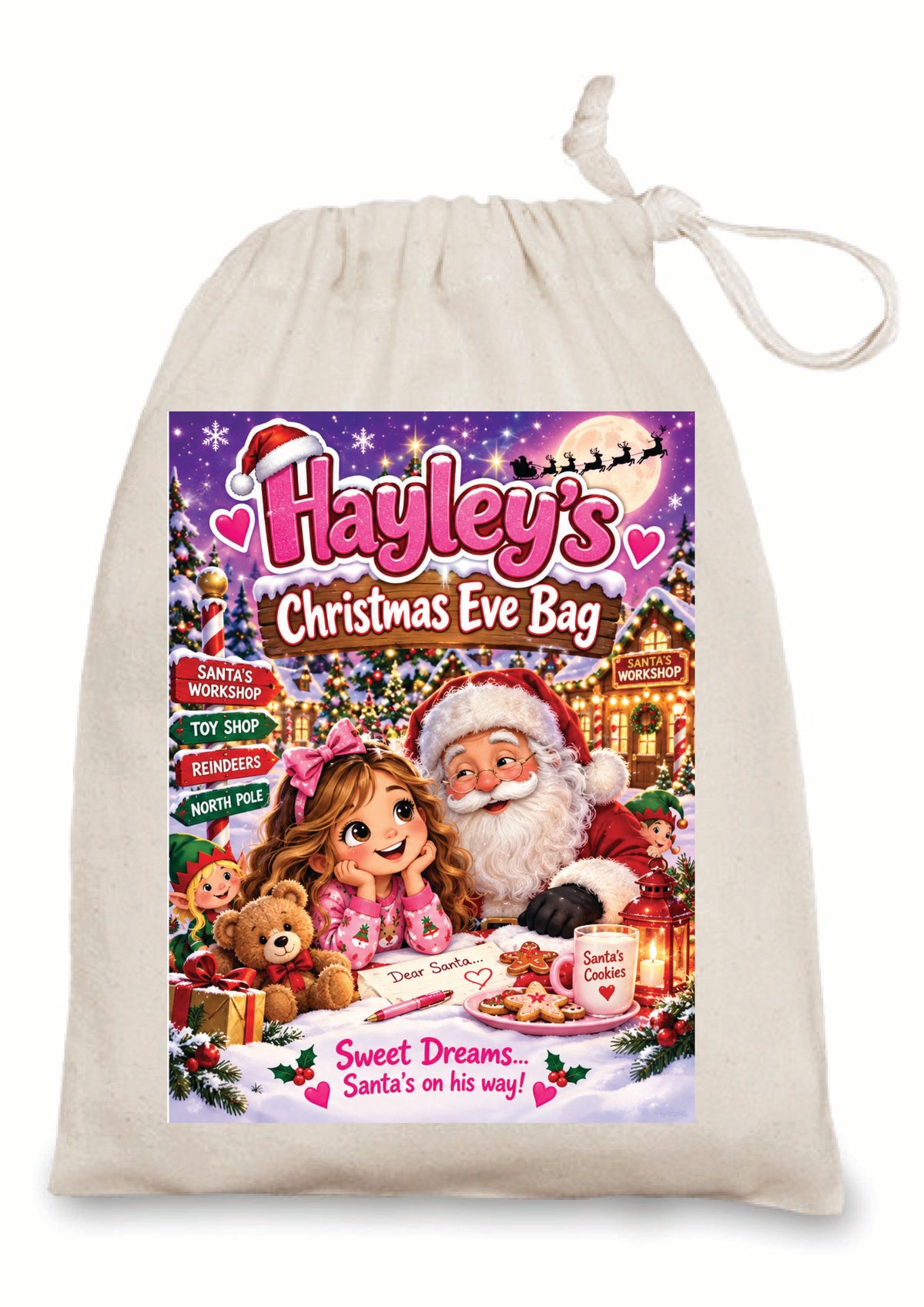 Personalised Christmas Eve Goodie Bags