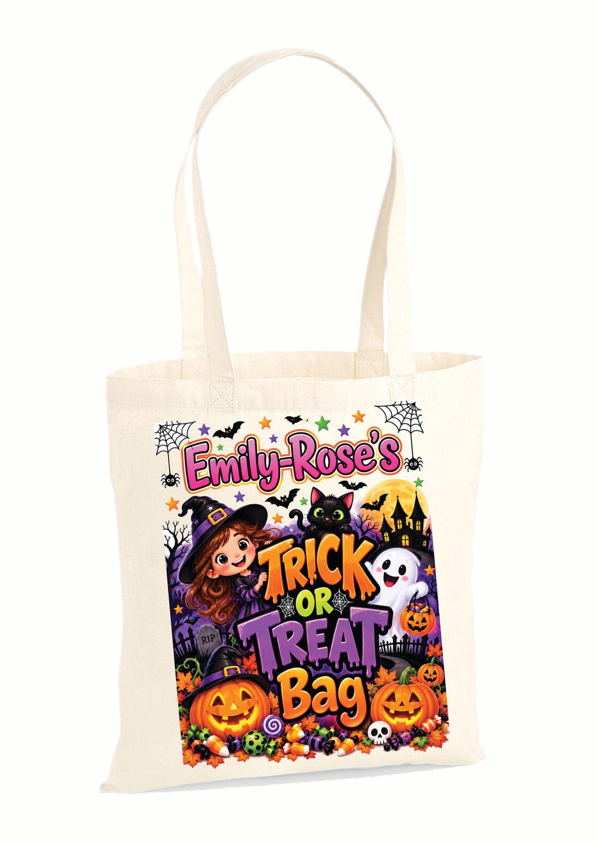 Personalised Halloween Trick or Treat Bags