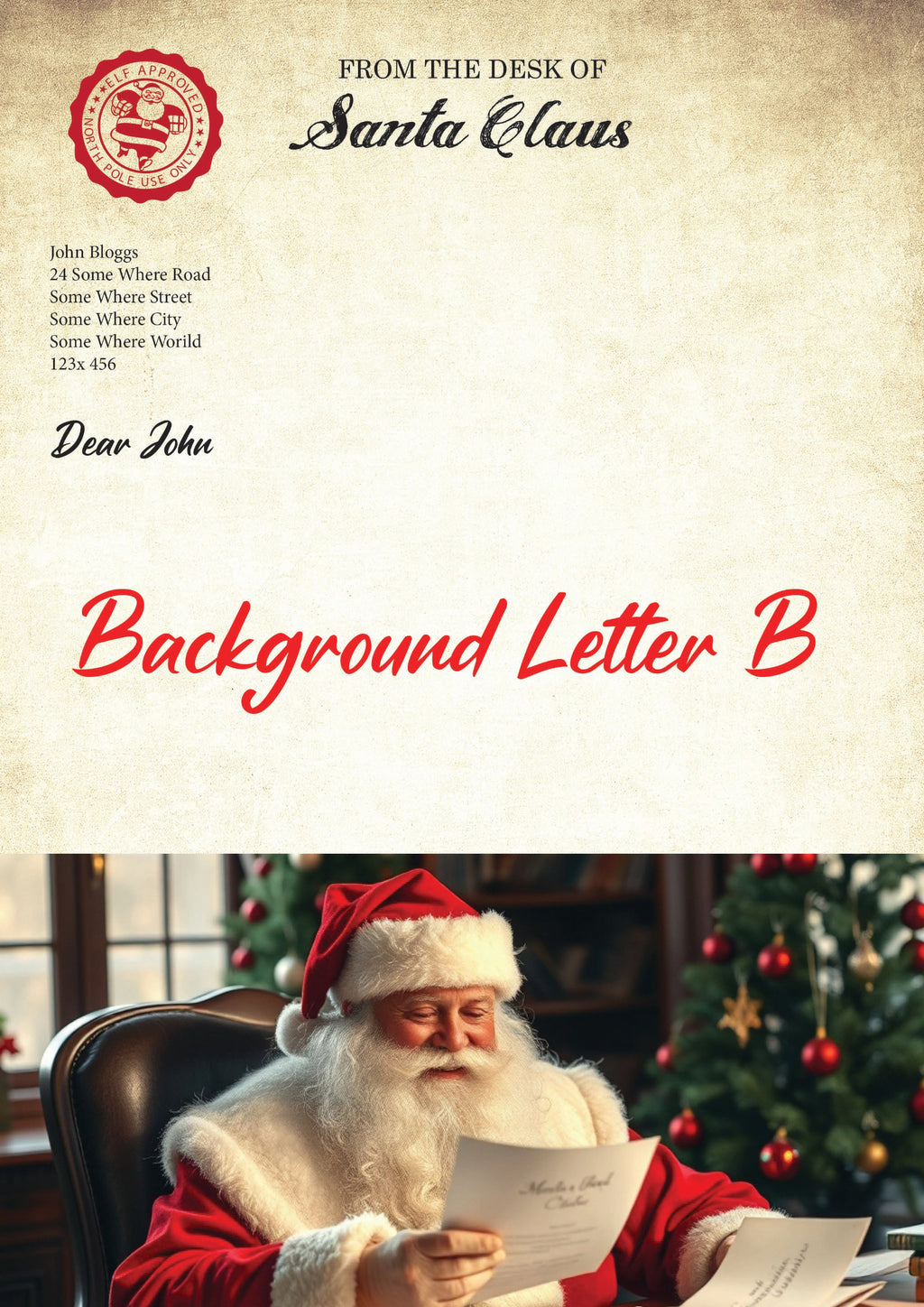 Personalised Santa Letter Packs