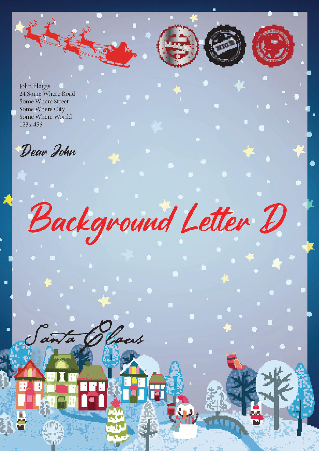 Personalised Santa Letter Packs