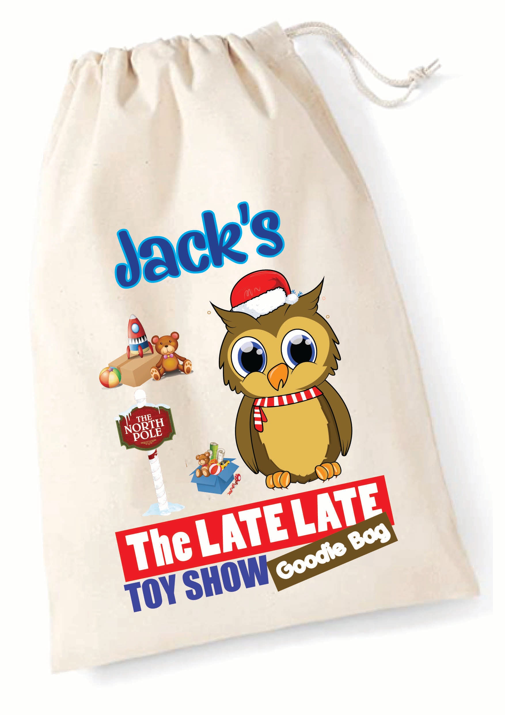 Personalised Late Late Toy Show Goodie Bags