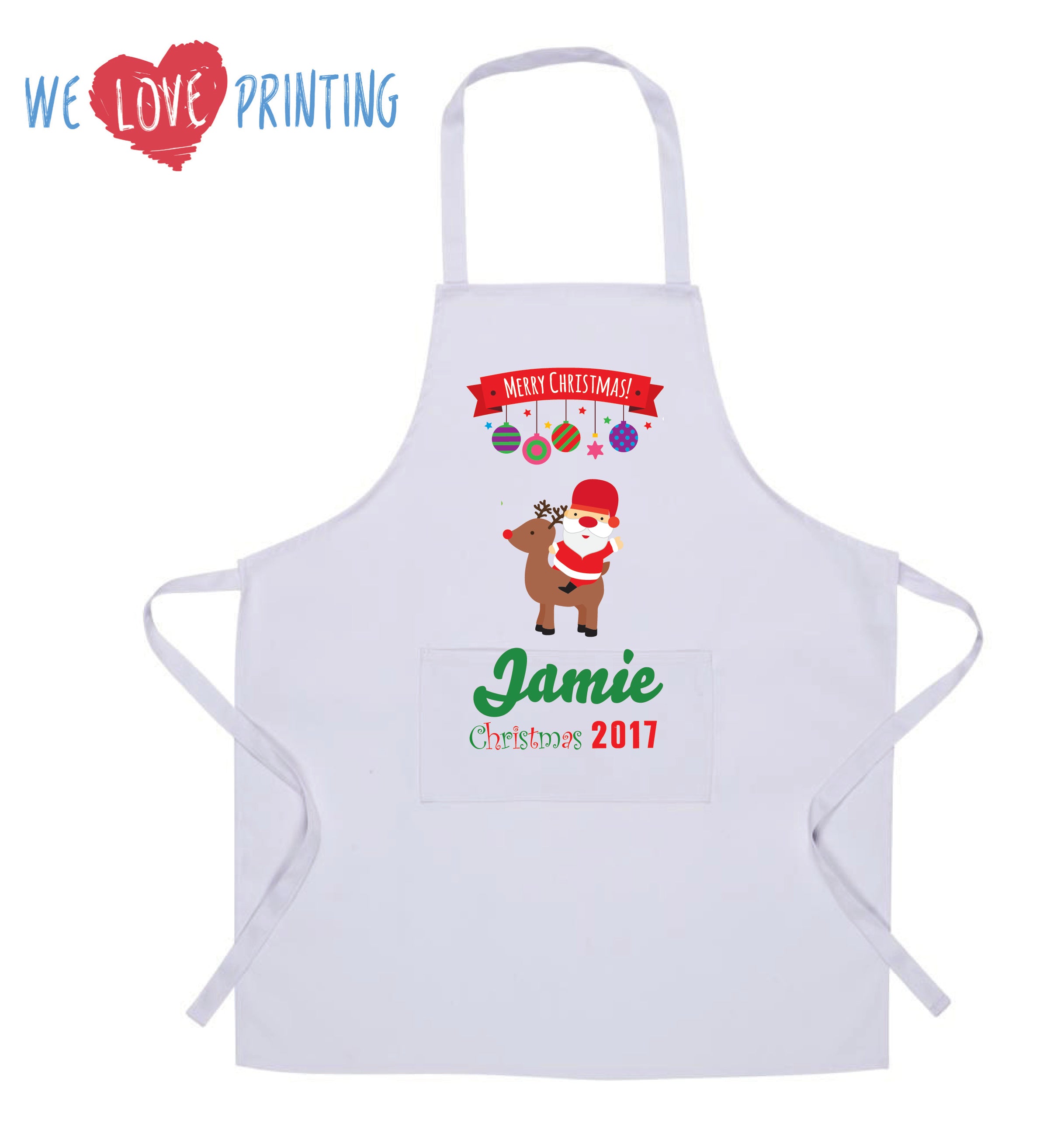 Personalised Christmas Aprons (Child)