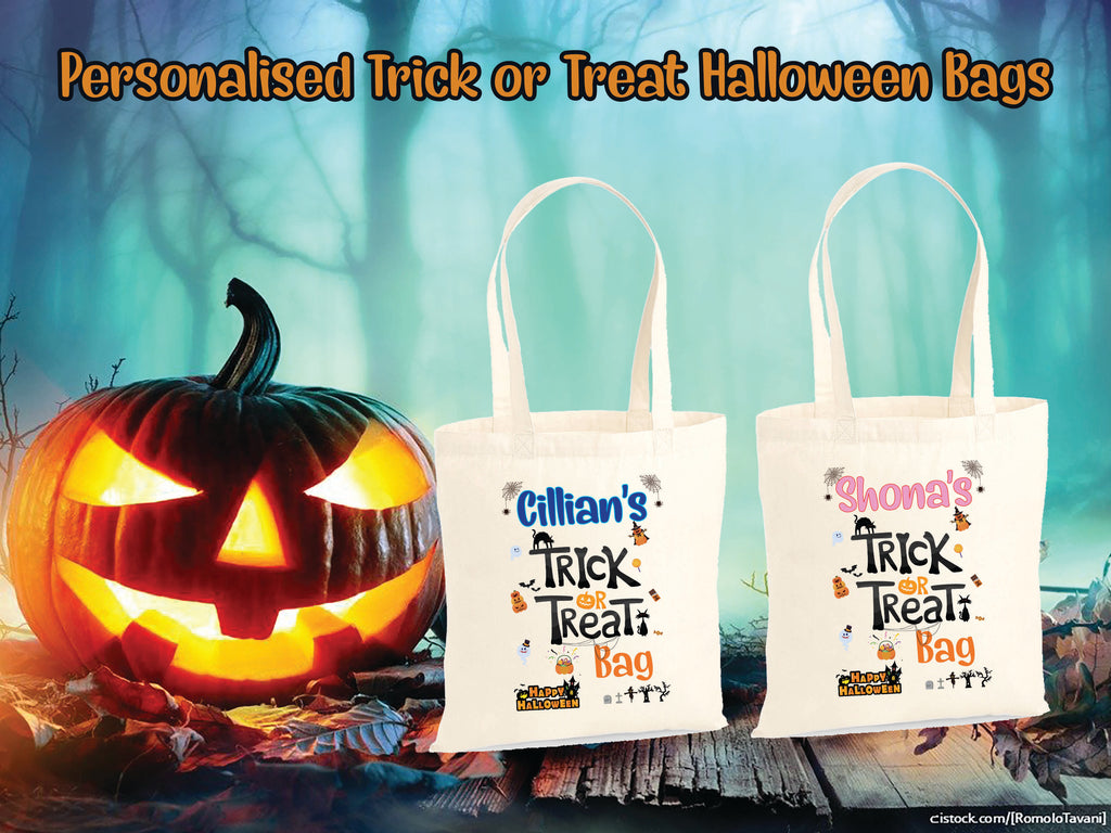 Personalised Halloween Trick or Treat Bags