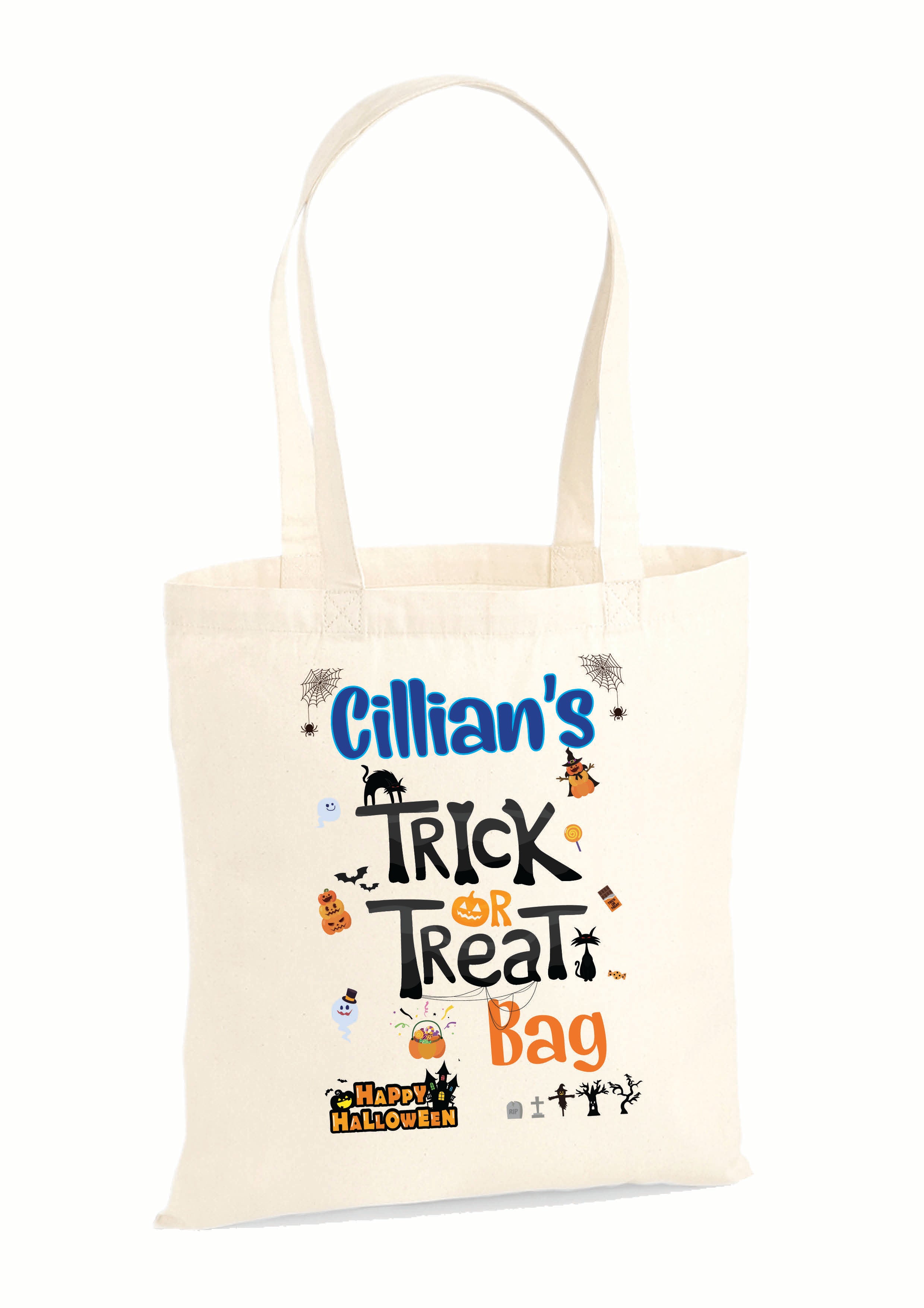 Personalised Halloween Trick or Treat Bags