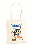 Personalised Halloween Trick or Treat Bags