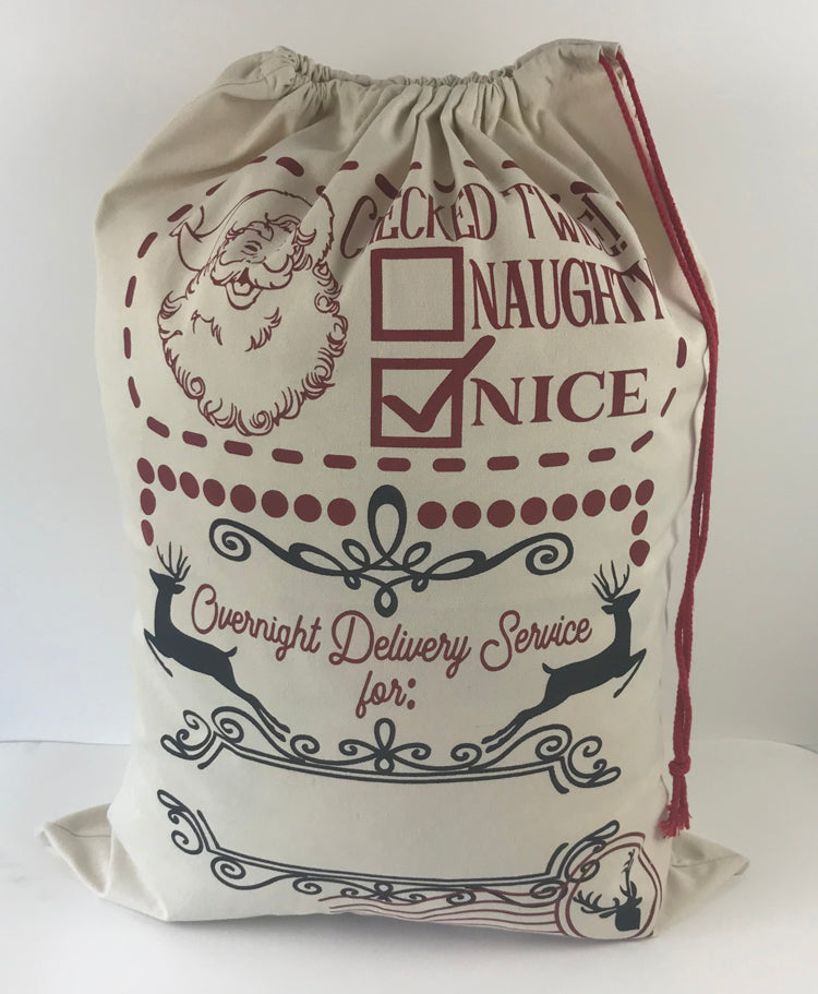 Personalised Santa Present Sacks
