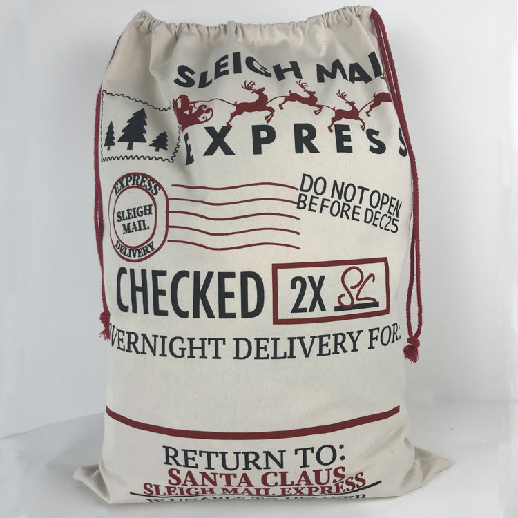 Personalised Santa Present Sacks