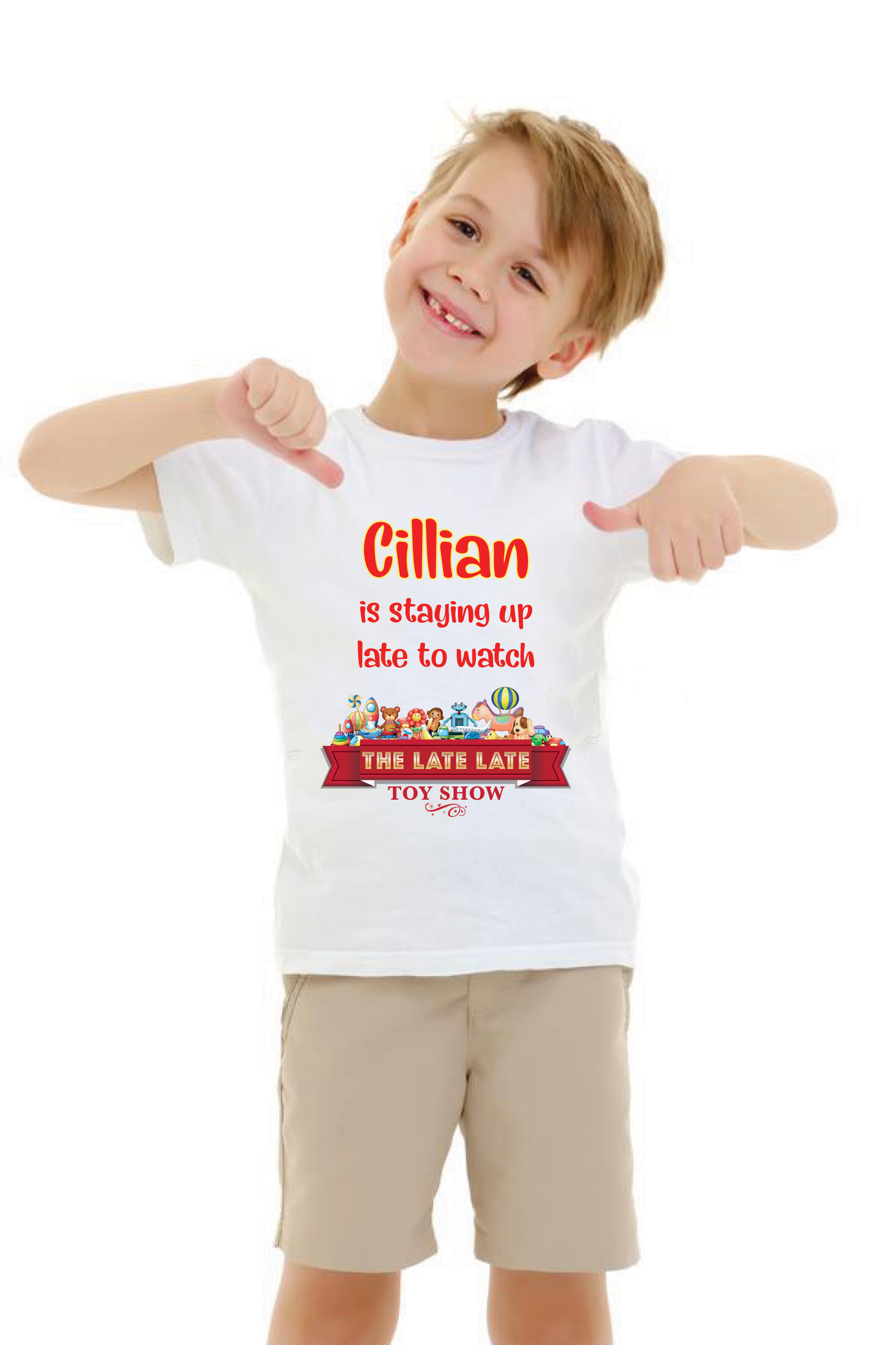 Personalised Late Late Toy Show T-shirt