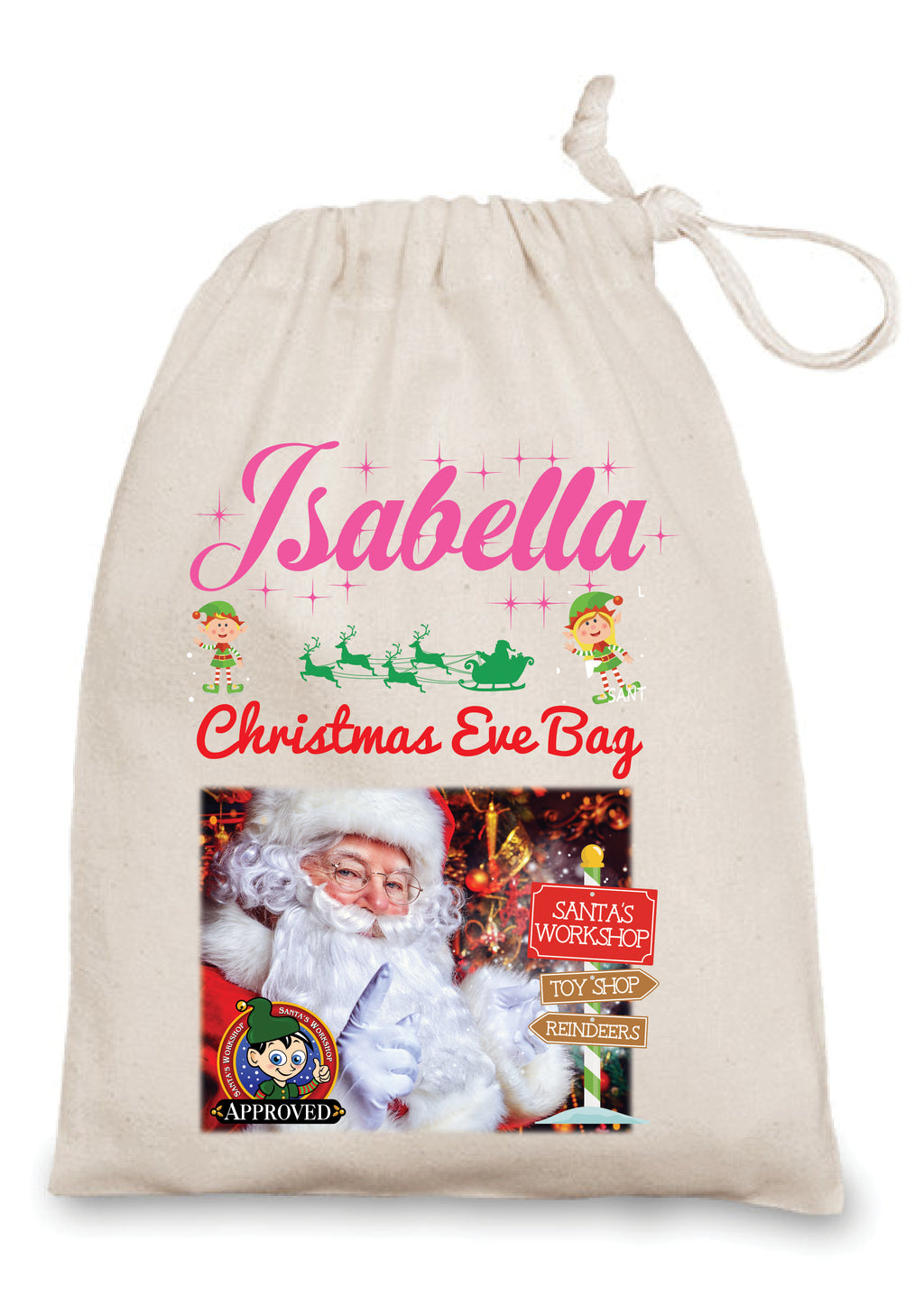 Personalised Christmas Eve Goodie Bags