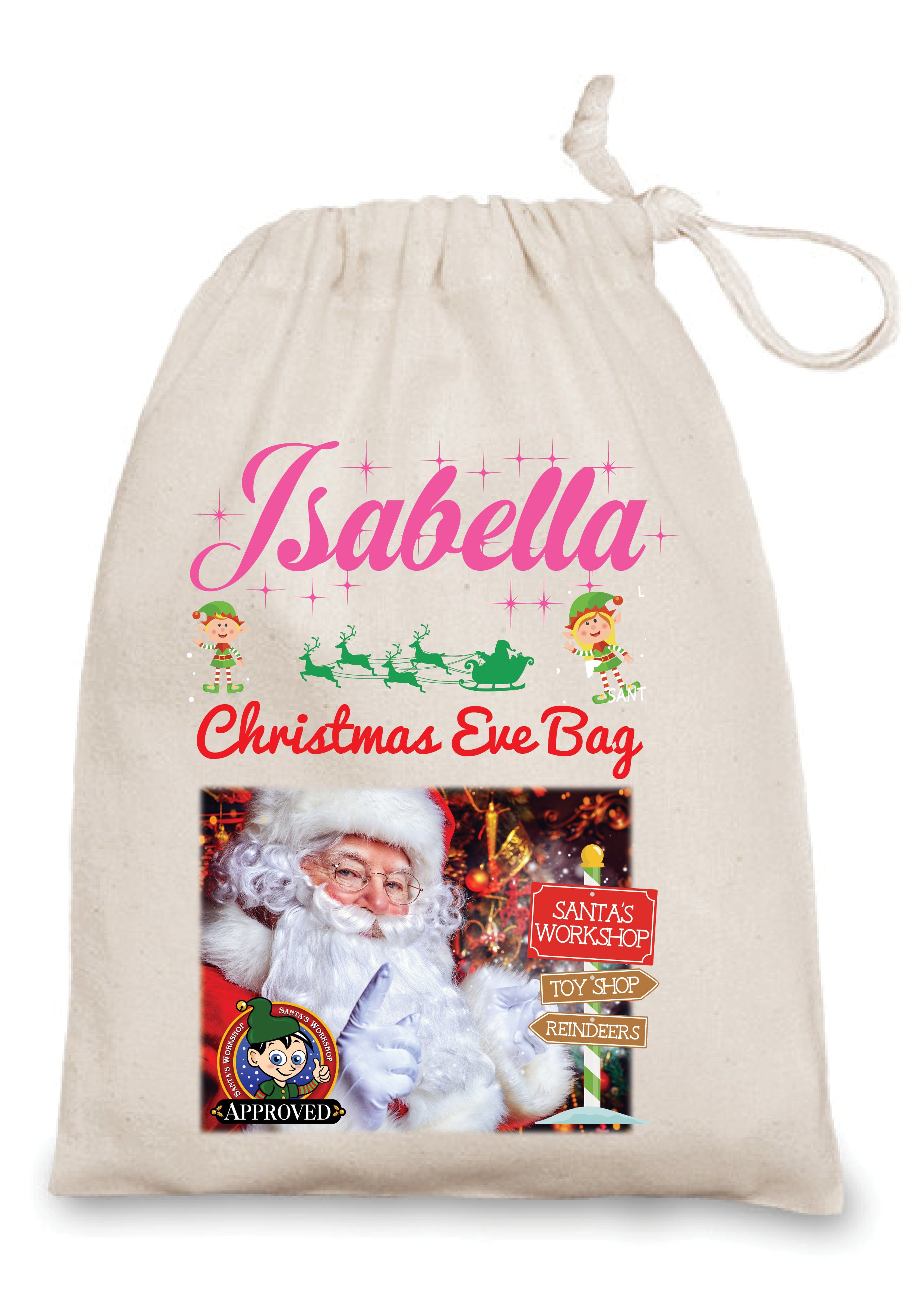 Personalised Christmas Eve Goodie Bags