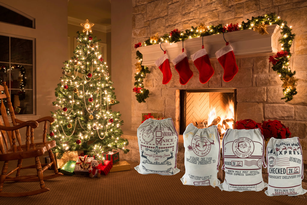 Personalised Santa Present Sacks