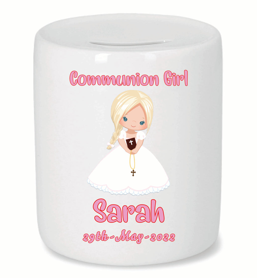 Personalised Communion Money Box