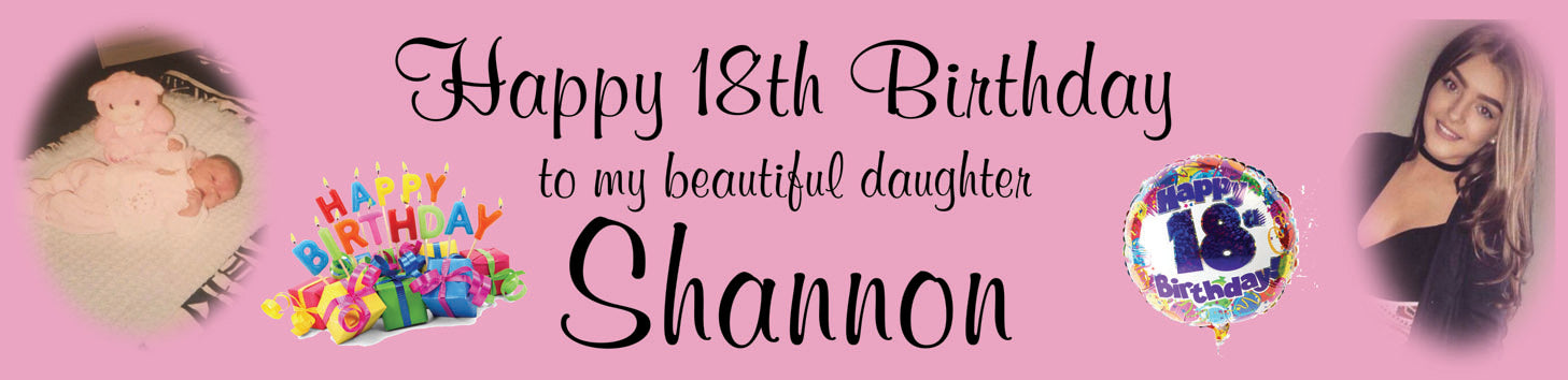 Personalised Communion/Party Banners (5ft x 1.5ft)