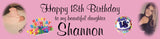 Personalised Communion/Party Banners (2ft x 1ft)